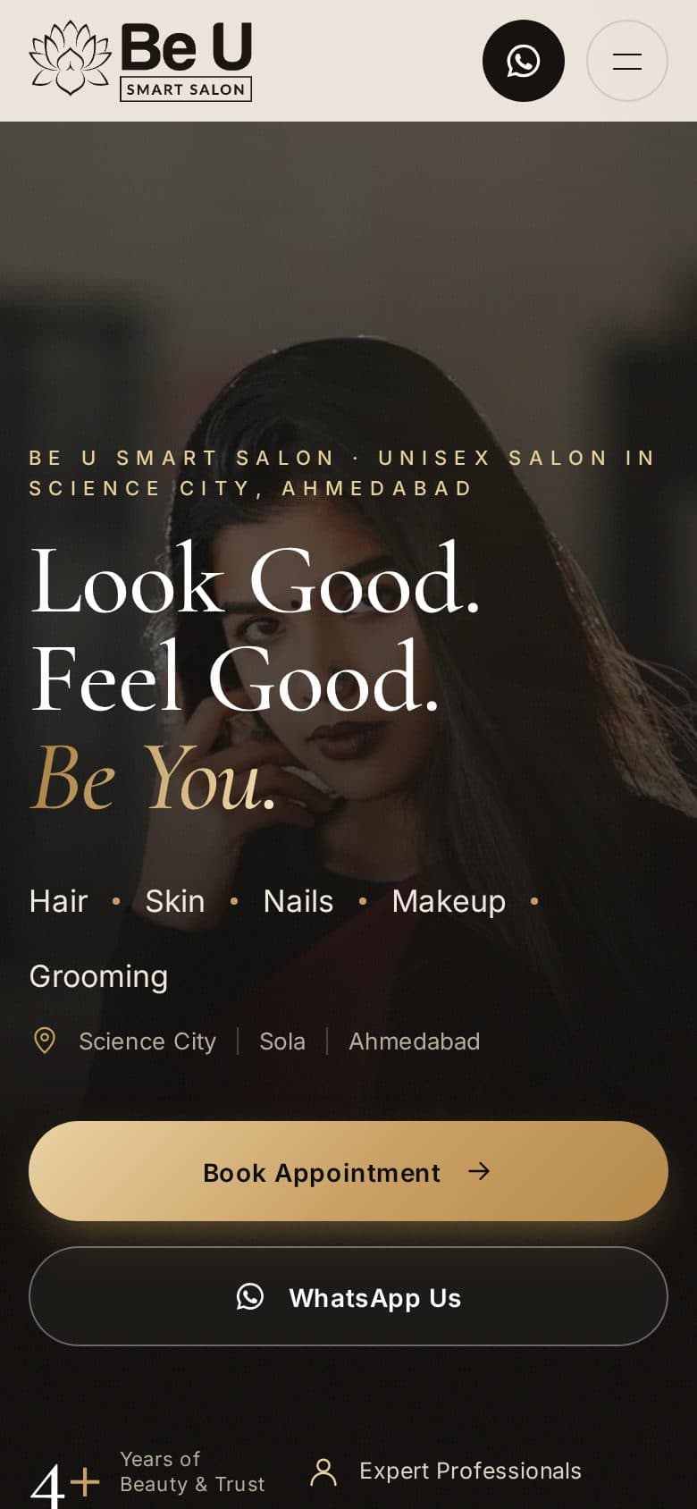 Be U Smart Salon — mobile