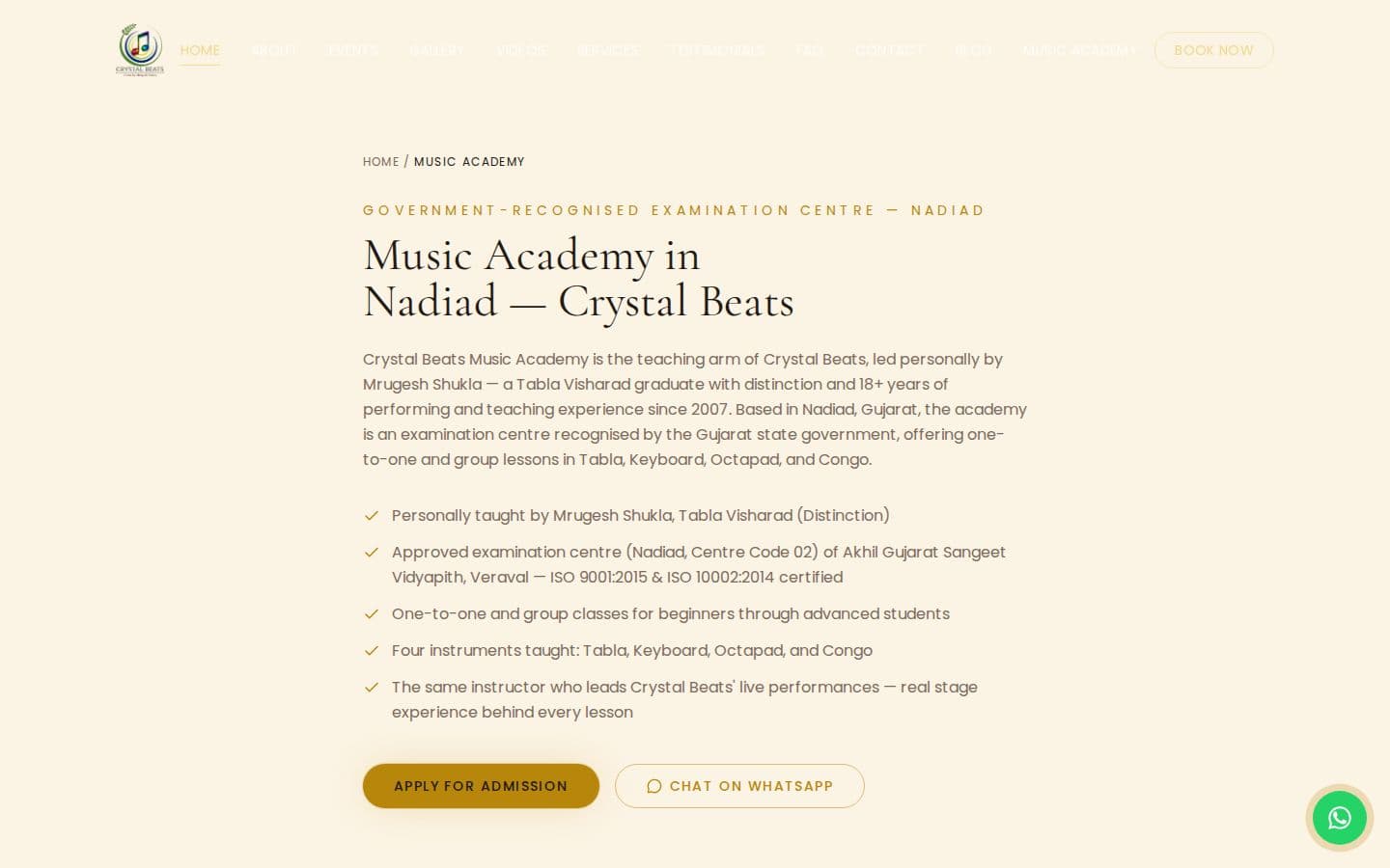 Crystal Beats — Music Academy