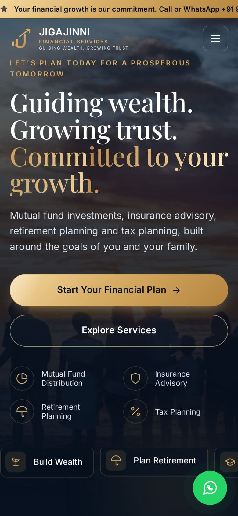 Jigajinni Financial Services — mobile